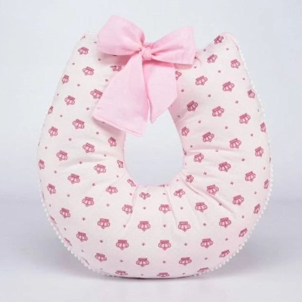 Almofada de Amamentação com Laço 100% Algodão com Zíper - Ama Mamma