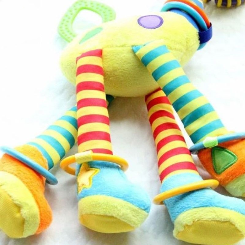 Mordedor e Chocalho Educativo Girafa - Ama Mamma