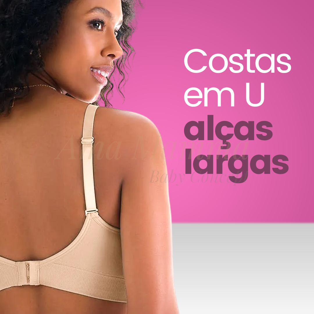KIT Sutiã de Amamentação Sem Costura | Compre 2 Leve 3 - Ama Mamma
