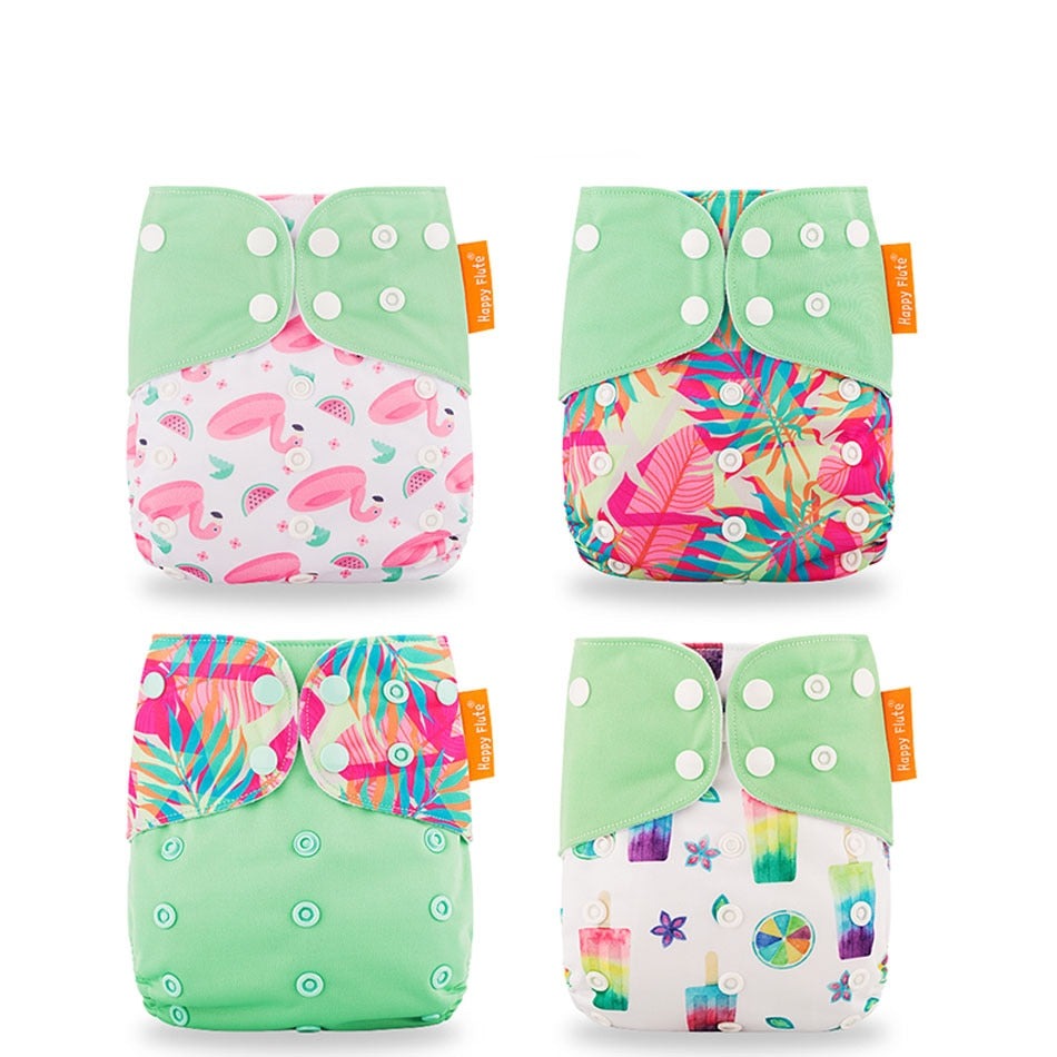 Fralda de Pano Infantil Ecológica e Reutilizável - 4 unidades - Ama Mamma