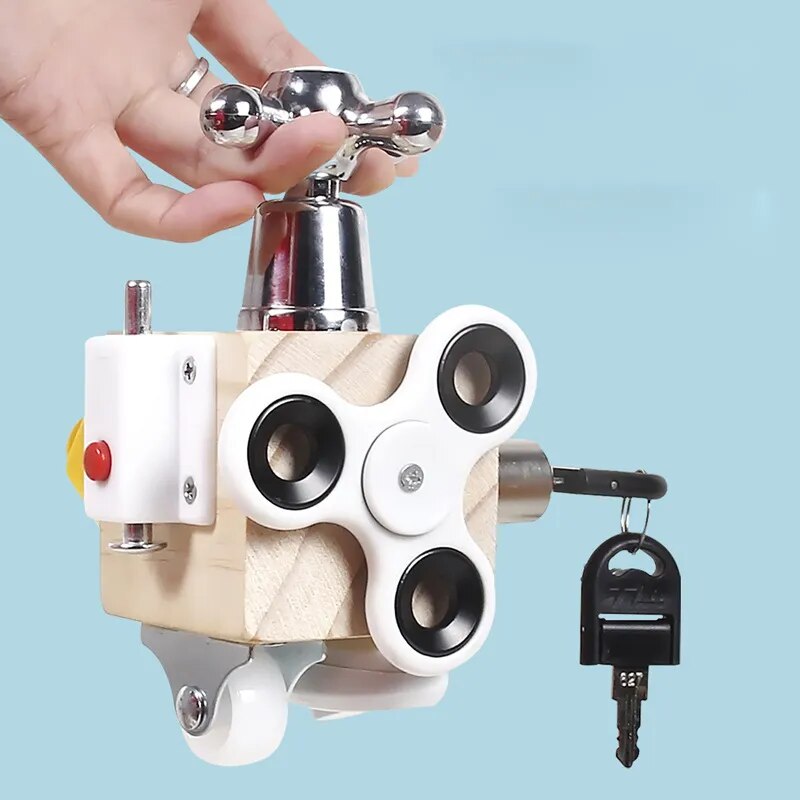 Bloco Montessori de Treinamento de Habilidades - Ama Mamma