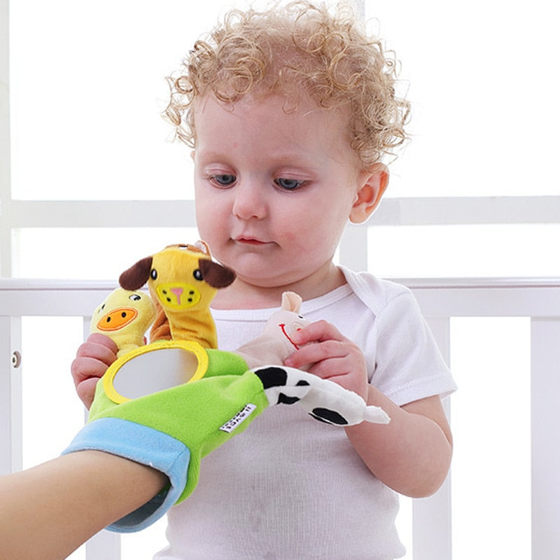 Luva Sensorial Fantoches Bichinhos - Ama Mamma