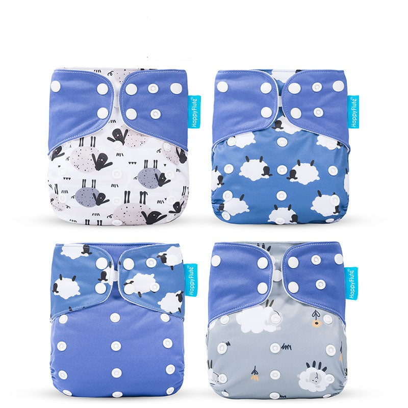 Fralda de Pano Infantil Ecológica e Reutilizável - 4 unidades - Ama Mamma