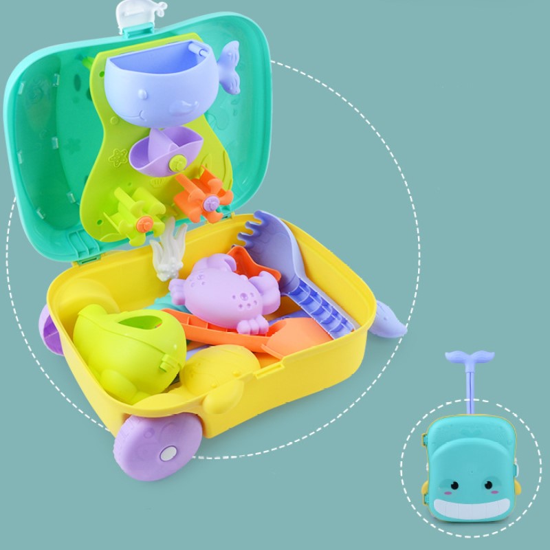 Kit Praia Infantil com Mala Porta Brinquedos - Ama Mamma