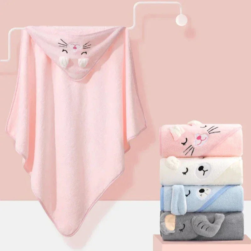 Roupão de Banho Fofinho com Bichinhos para Bebês Ama Mamma - Ama Mamma