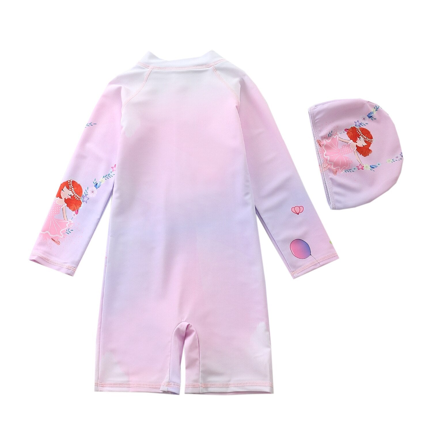 Macaquinho de Praia Infantil Manga Longa Bailarina - Ama Mamma