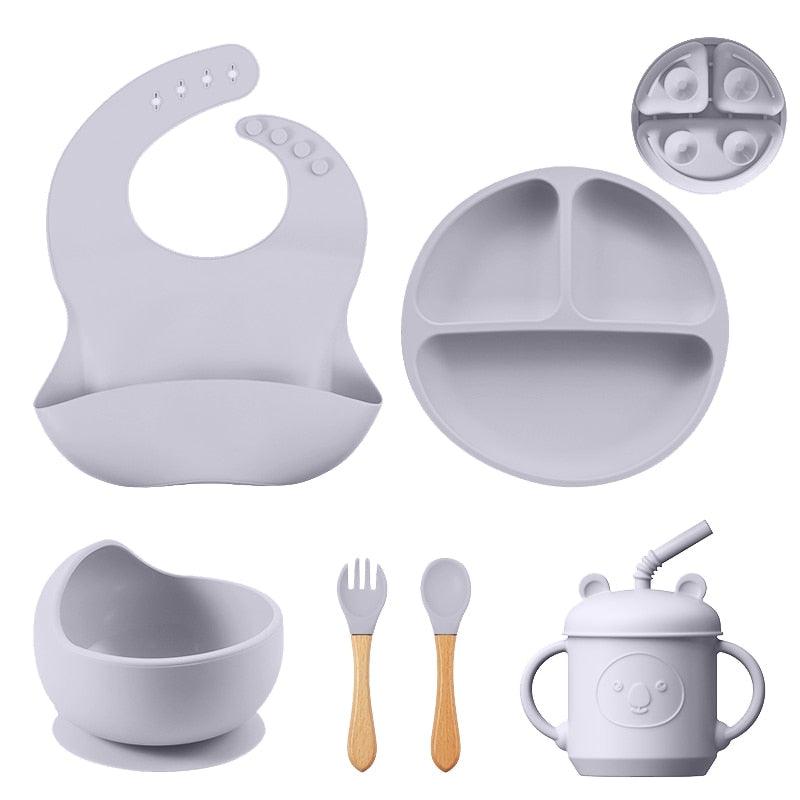 Kit Introdução Alimentar Silicone - 6 Peças - Ama Mamma
