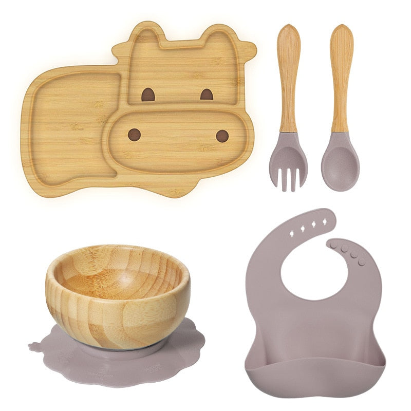 Kit Alimentação do Bebê Fazendinha - 5 Peças - Ama Mamma