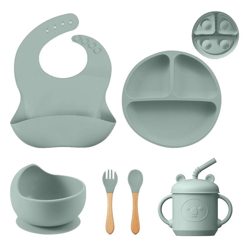 Kit Introdução Alimentar Silicone - 6 Peças - Ama Mamma