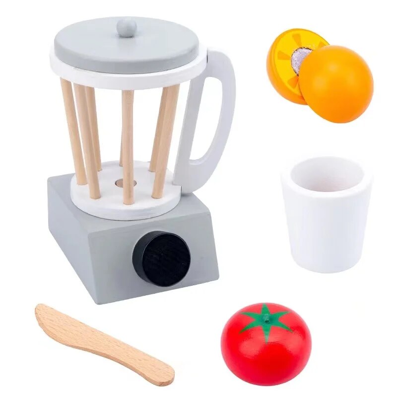 Kit Cozinha Montessori em Madeira Liquidificador - Ama Mamma