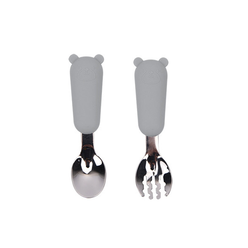 Talheres para Alimentação do Bebê - Meu Ursinho - Ama Mamma