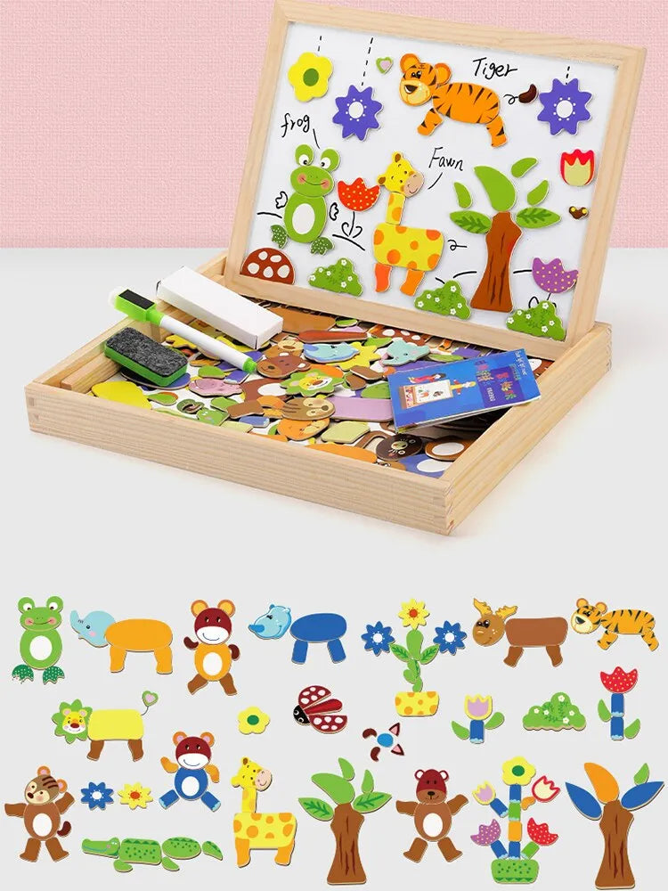 Quadro Magnético Infantil Multifuncional 2 em 1 - Ama Mamma