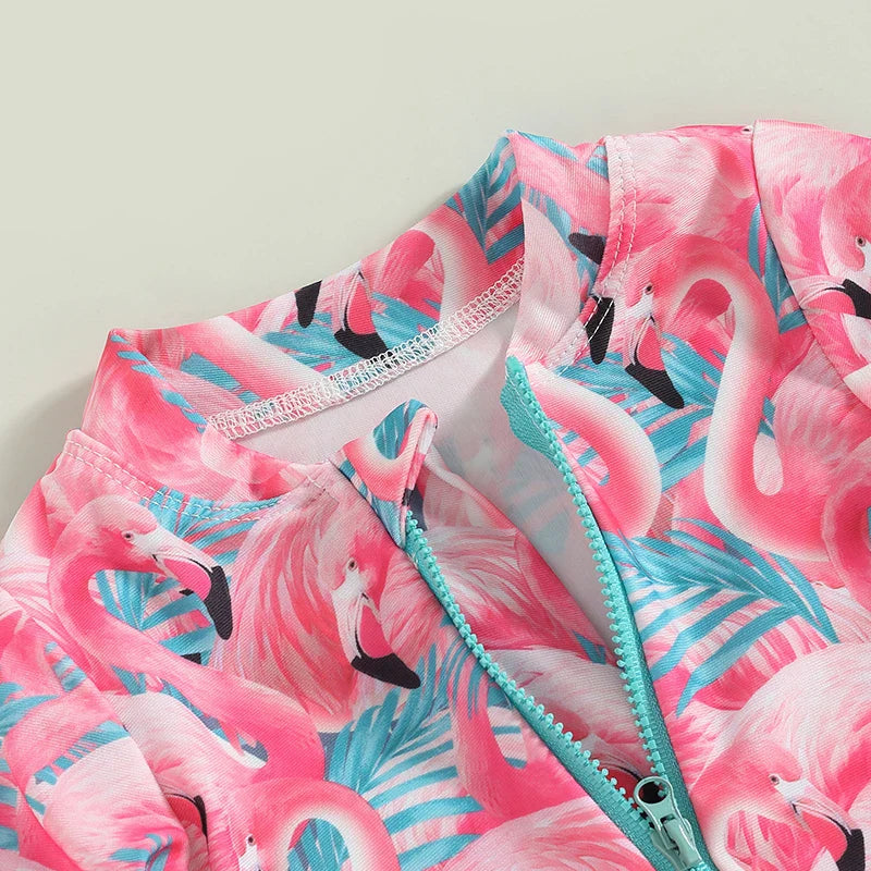 Maio Infantil Tropical Manga Longa + Faixa de Cabelo - Ama Mamma