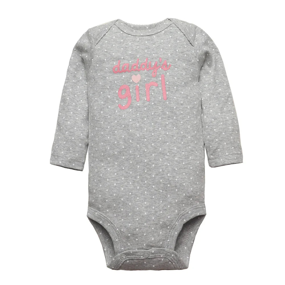 Kit Body Manga Longa para Bebê Meninas 5 Peças - Ama Mamma