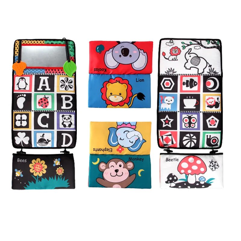 Livro Espelho Montessori de Alto Contraste - Ama Mamma