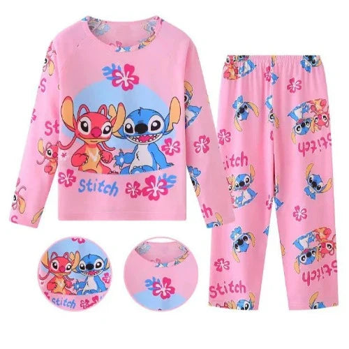 Conjunto Pijama Infantil Stitch Manga Longa - Ama Mamma