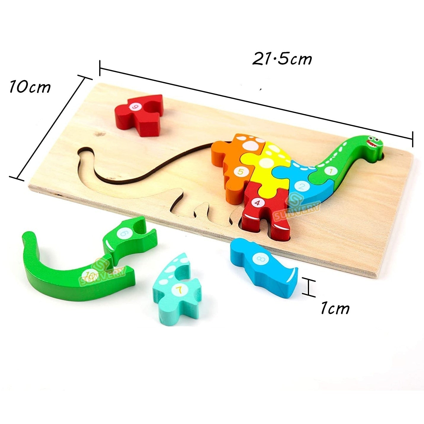 Quebra-cabeça 3D Vamos Montar e Contar - Ama Mamma