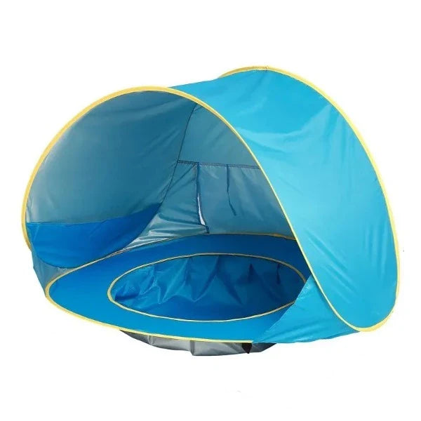 Tenda de Praia com Proteção UV e Mini Piscina para Bebê - Ama Mamma