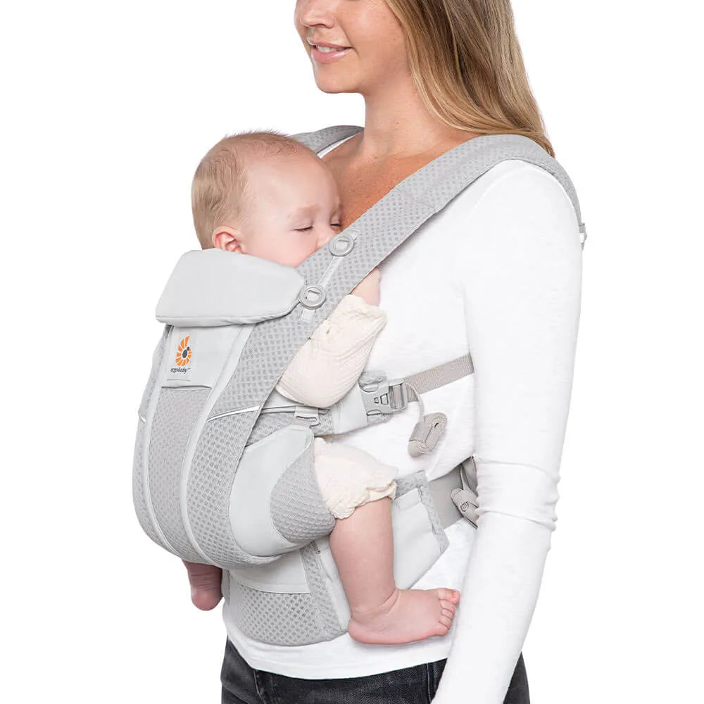 Canguru Ergobaby 4 Posições Omni 360 Air Mesh - Pearl Grey