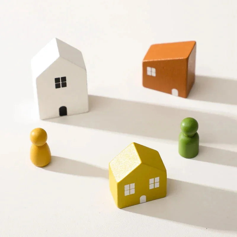 Blocos de Madeira Montessorianos Ama Mamma - Ama Mamma