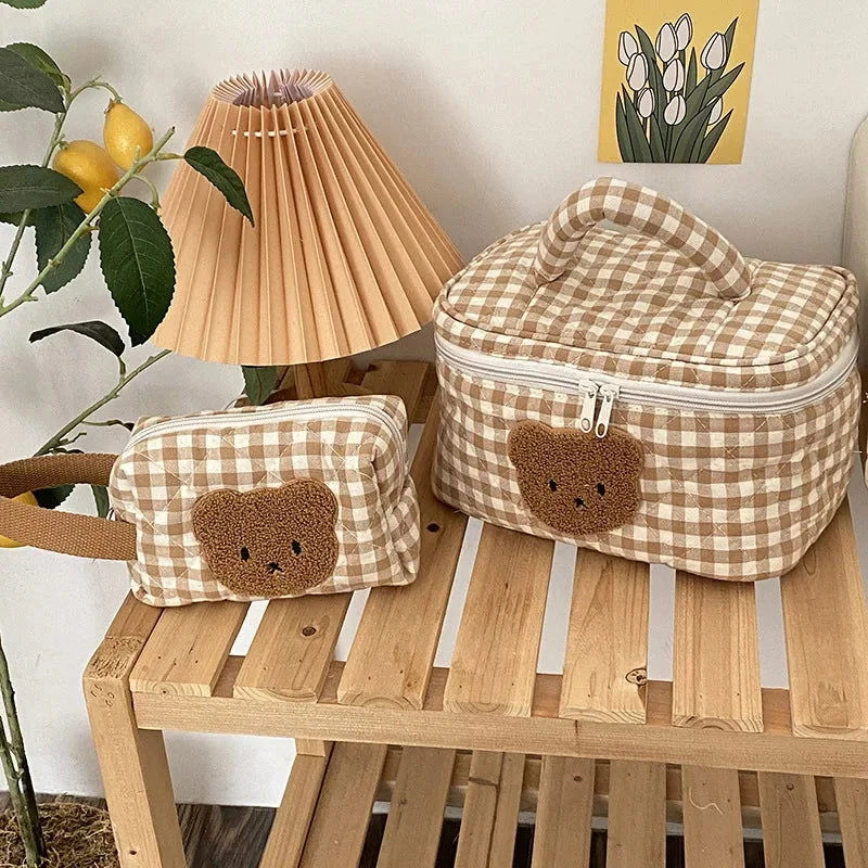 Bolsa Prática Bordada Urso Ama Mamma - Ama Mamma