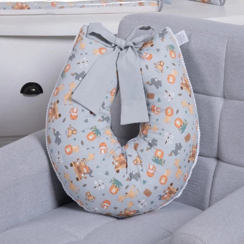 Almofada de Amamentação com Laço 100% Algodão com Zíper - Ama Mamma