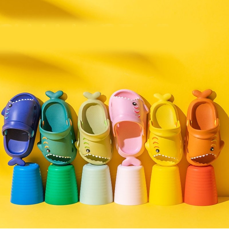 Chinelo Nuvem Infantil Tubarão - Ama Mamma