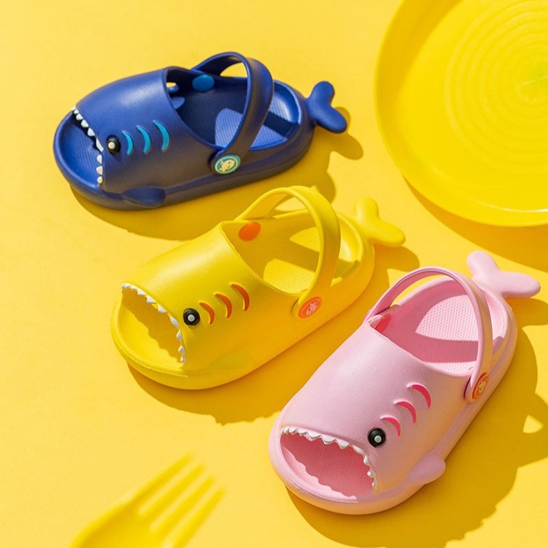 Chinelo Nuvem Infantil Tubarão - Ama Mamma