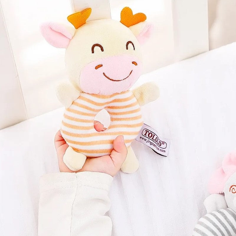 Chocalho de Pelúcia para Bebê Bichinhos - Ama Mamma