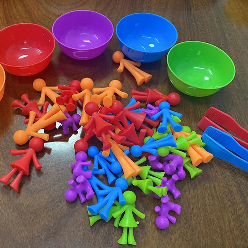 Brinquedo Sensorial Montessori - Correspondência de Cores - Ama Mamma