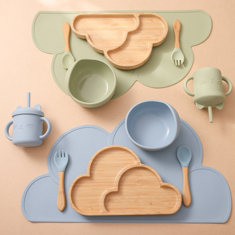 Kit Alimentação do Bebê Nuvem - Ama Mamma