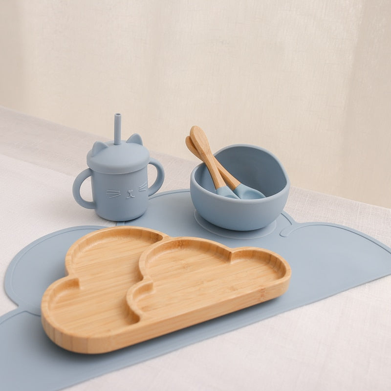 Kit Alimentação do Bebê Nuvem - Ama Mamma