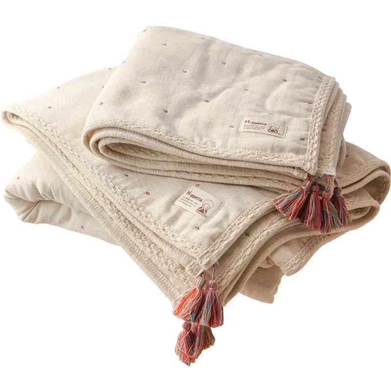 Manta 6 Camadas Jacquard Boêmia de Algodão Ama Mamma - Ama Mamma