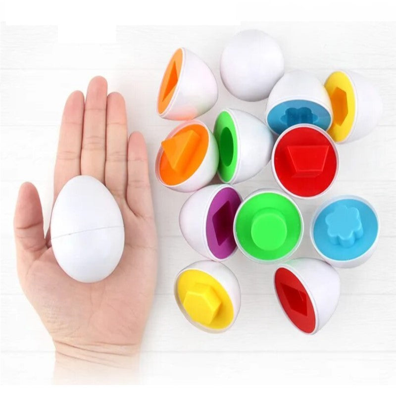 Ovos de Encaixar Divertidos Brinquedo Educativo - Ama Mamma