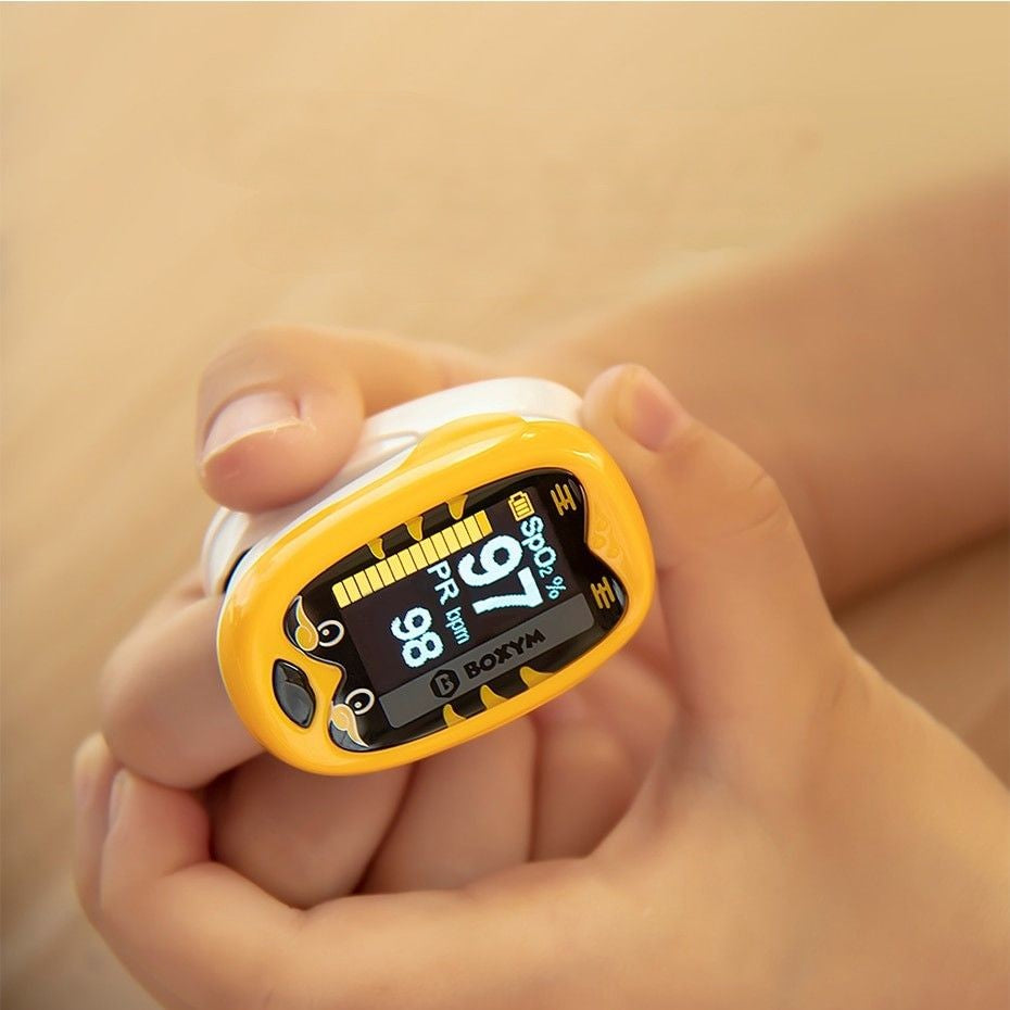 Oxímetro de Dedo Infantil LED Recarregável - Ama Mamma