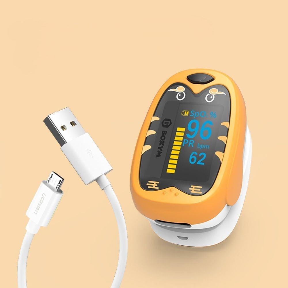 Oxímetro de Dedo Infantil LED Recarregável - Ama Mamma