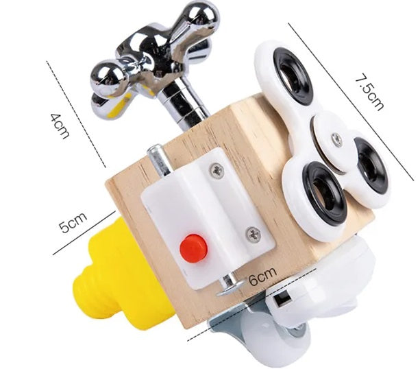 Bloco Montessori de Treinamento de Habilidades - Ama Mamma