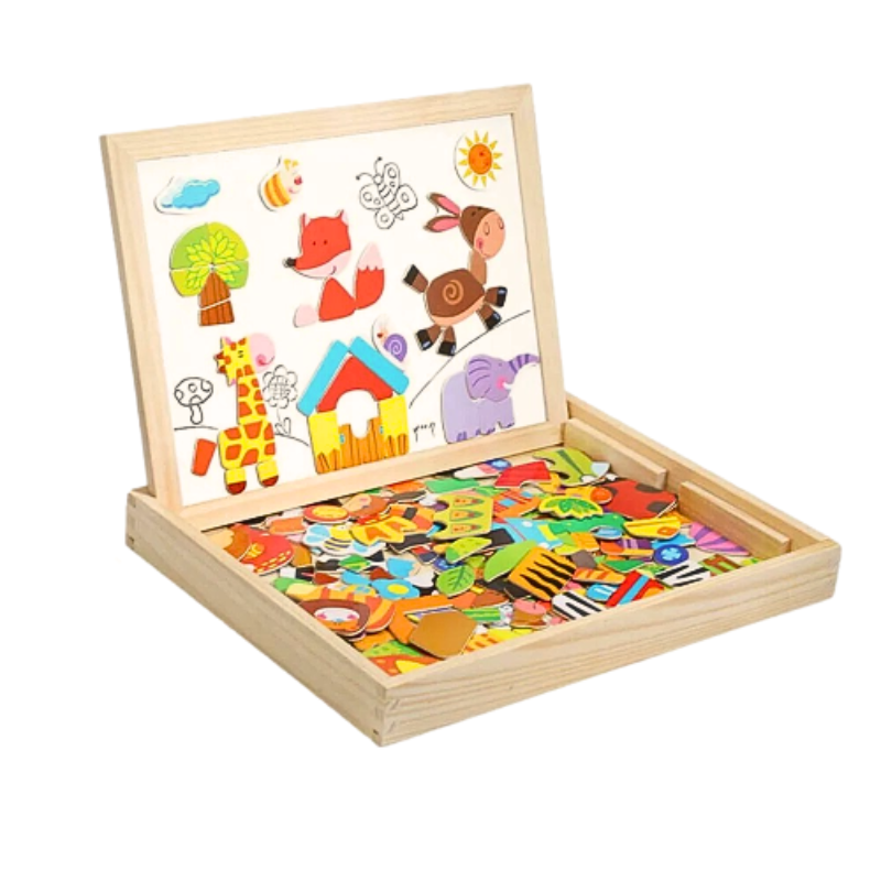 Quadro Magnético Infantil Multifuncional 2 em 1 - Ama Mamma