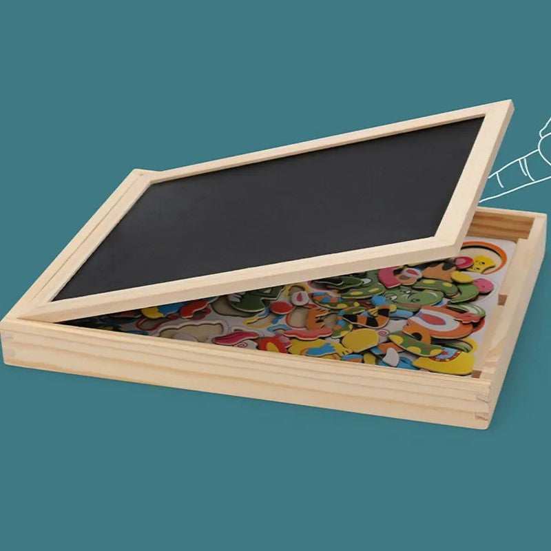 Quadro Magnético Infantil Multifuncional 2 em 1 - Ama Mamma