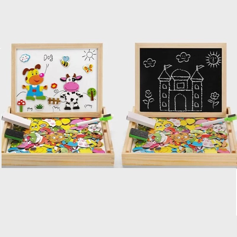 Quadro Magnético Infantil Multifuncional 2 em 1 - Ama Mamma