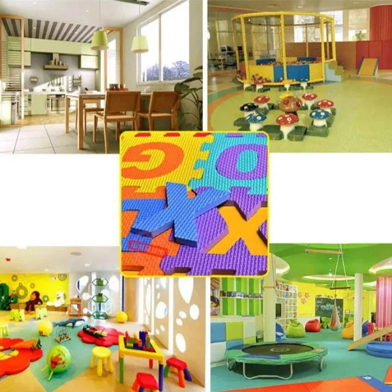 Tapete EVA com 36 Peças de Números e Letras Ama Mamma - Ama Mamma