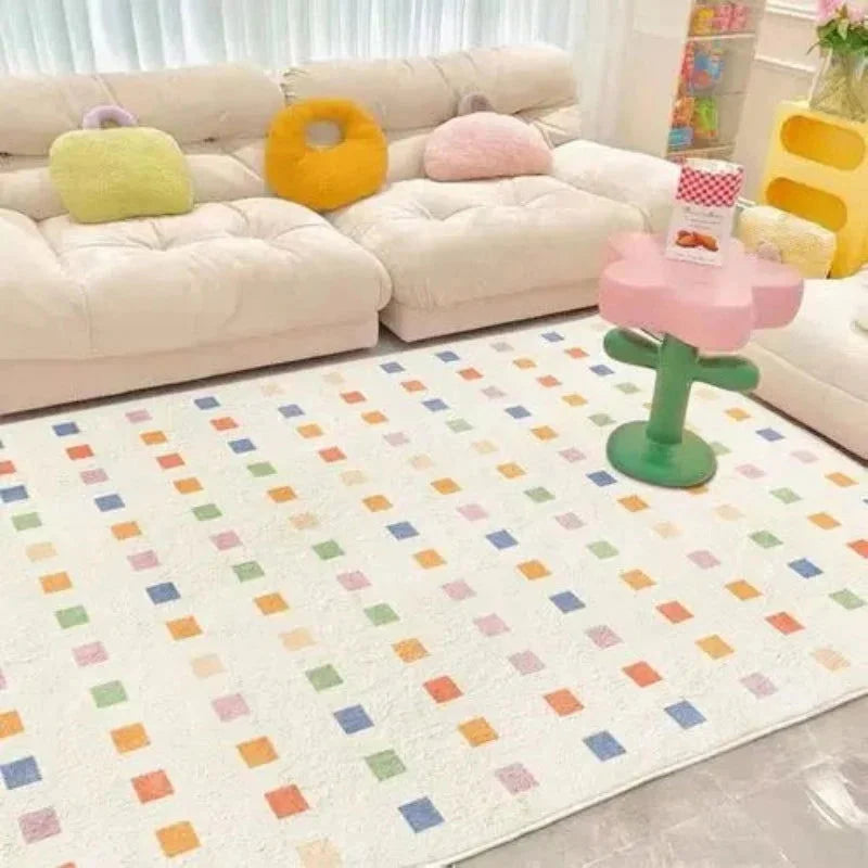 Tapete Geométrico de Pelúcia para Quarto e Sala Ama Mamma - Ama Mamma