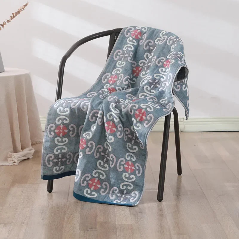Toalha Jacquard de Algodão com Camadas Extras para Conforto Ama Mamma - Ama Mamma