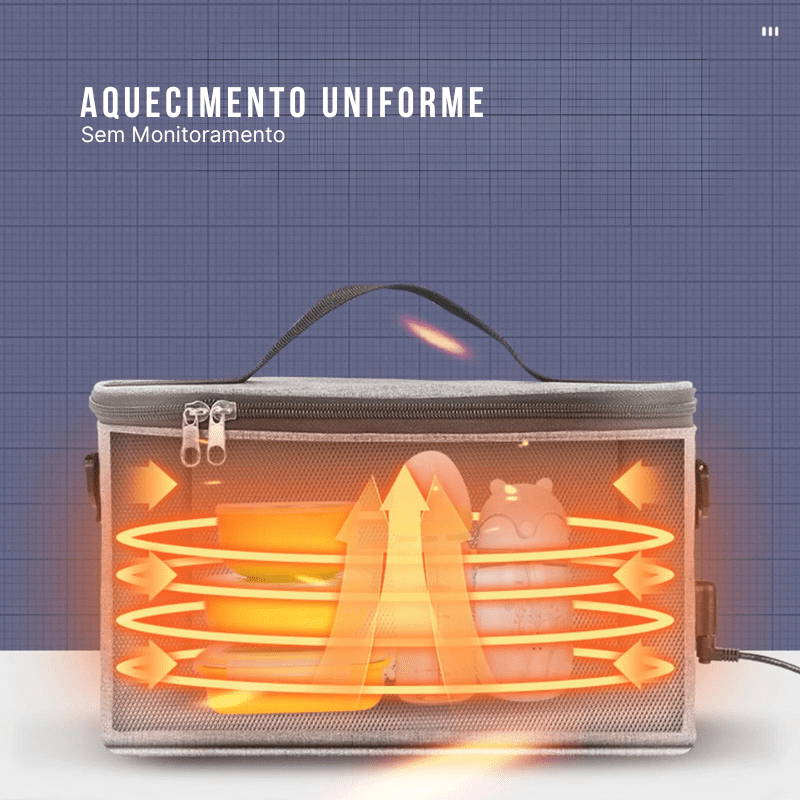 Bolsinha Térmica com Aquecedor 8L 12V - Ama Mamma