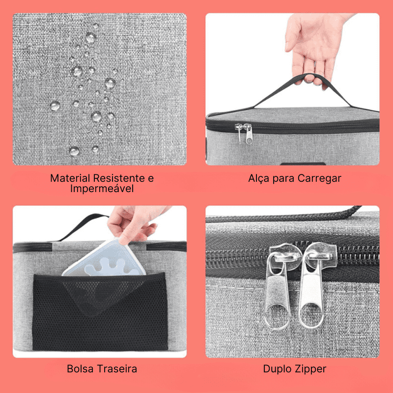 Bolsinha Térmica com Aquecedor 8L 12V - Ama Mamma