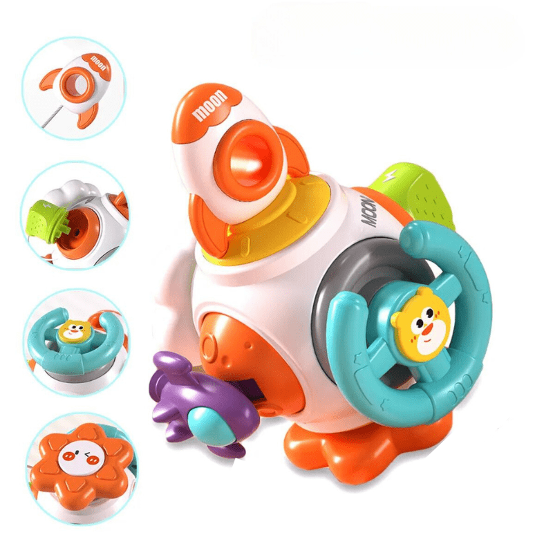 Brinquedos Montessoriano | Desenvolvimento Sensorial Cubo 6 x 1 - 0~36 Meses - Ama Mamma