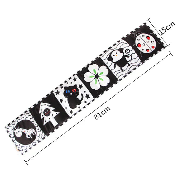 Livro Sensorial de Estímulo Visual - Montessori - Ama Mamma