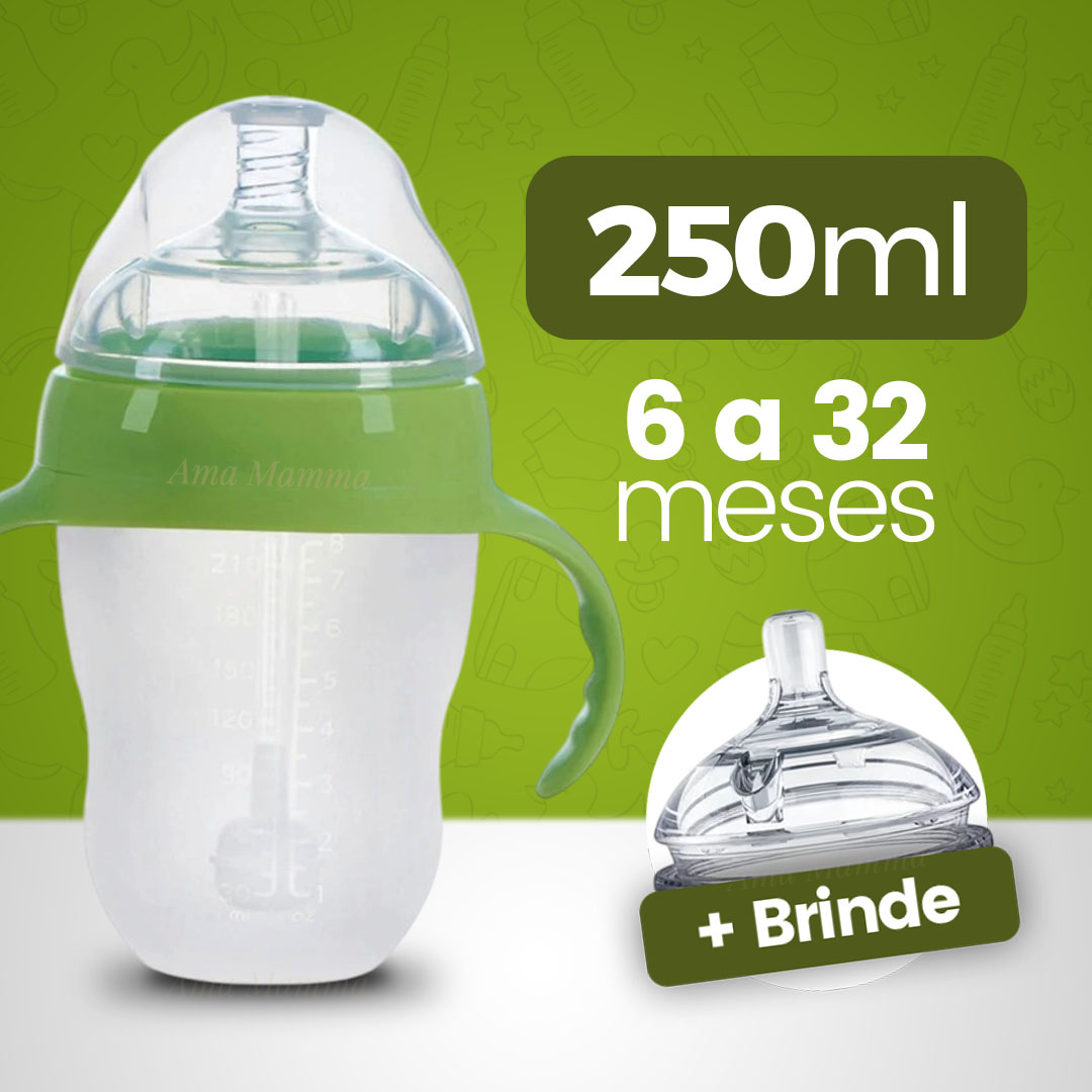 Mamadeira que Imita o Seio Materno • Tetadeira™ (+ Bico extra GRÁTIS) - Ama Mamma