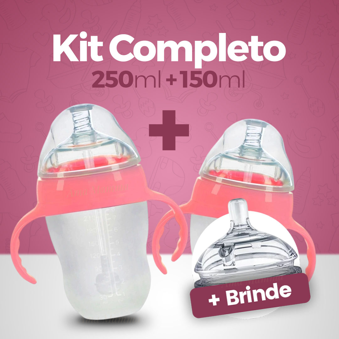 Mamadeira que Imita o Seio Materno • Tetadeira™ (+ Bico extra GRÁTIS) - Ama Mamma
