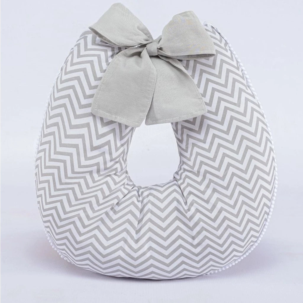 Almofada de Amamentação com Laço 100% Algodão com Zíper - Ama Mamma